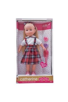 Lalka Catherine 41cm jasne wosy, szkocka spdnica DANTE Dolls World