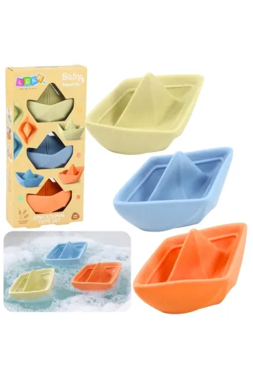 Zestaw do ko�pieli ��dki pastelowe 3 szt. LeanToys