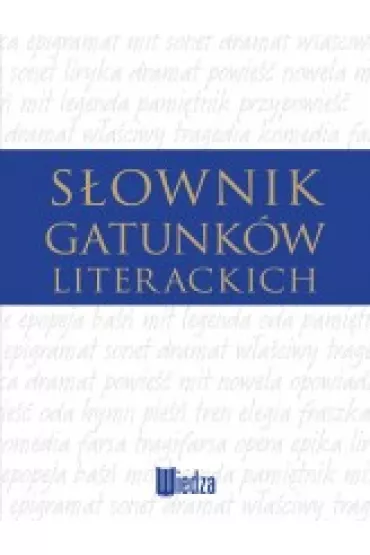 S�ownik gatunk�w literackich
