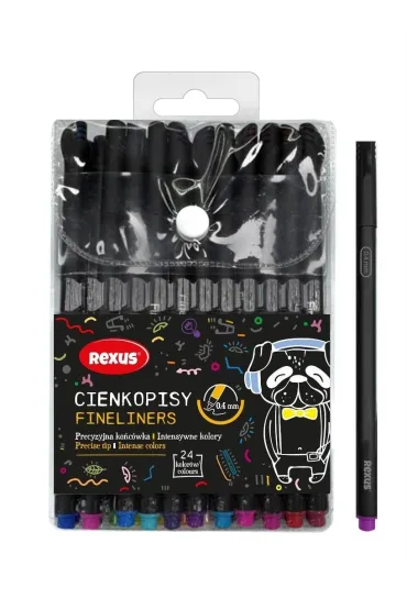 Beniamin Cienkopisy 0,4mm 24 kolory