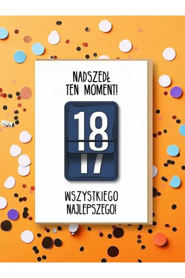 Nadwyraz.com Karnet Urodziny 18