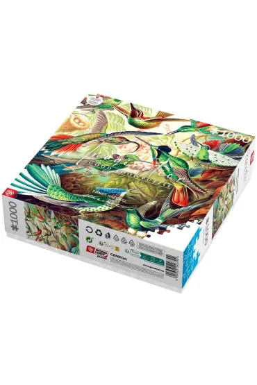Puzzle 1000 el. Imagination Ernst Haeckel - Kolibry Good Loot