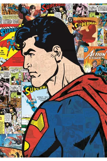 Puzzle 1000 el. Compact DC Superman Clementoni