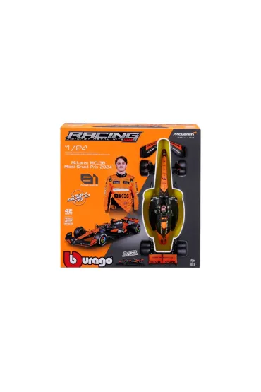 F1 Model Kit Mclaren Team MCL38 #81 Oscar Piastri Bburago
