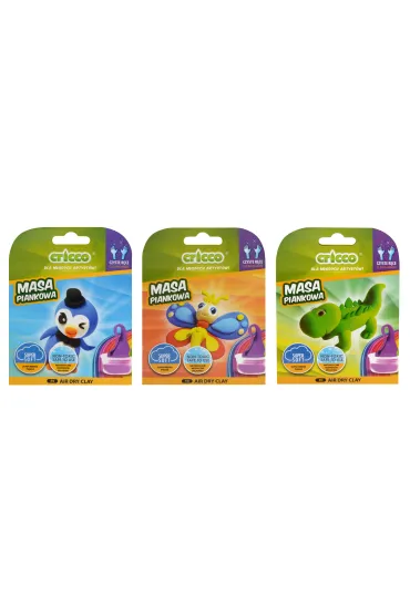 Masa piankowa Cricco zestaw mini 30g.mix wzor�w CR111 LU