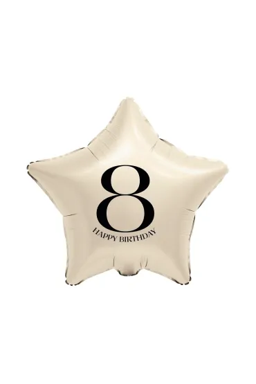 Godan BALON FOL GWIAZDA 8 KREM 44CM GO B/C