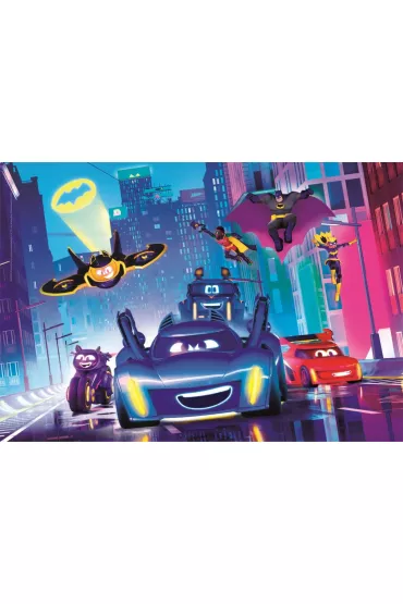 Puzzle 24 el. Maxi SuperColor. Batwheels Clementoni