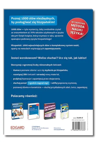 Hiszpa�ski. 1000 najwa�niejszych s��w