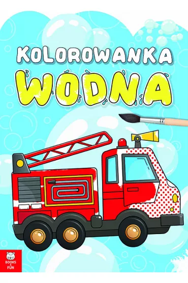 Pojazdy. Kolorowanka wodna