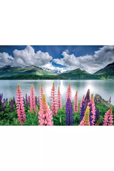 Puzzle 1500 el. Jezioro Sils/Szwajcaria Educa