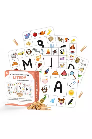 Klamerkowe �amig��wki. Litery LearnHow