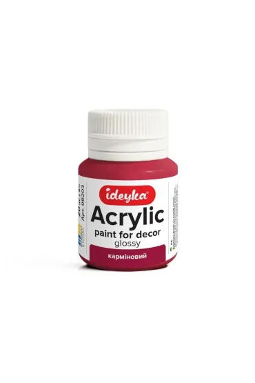 Ideyka Farba akrylowa Karmin 20ml 20 ml