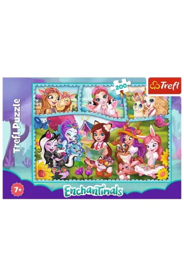 Puzzle 200 el. Niezwyk�y �wiat Enchantimals Trefl