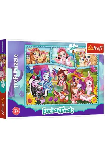 Puzzle 200 el. Niezwyk�y �wiat Enchantimals Trefl