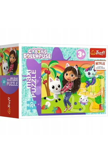 Puzzle 20 el. miniMAXI Kolorowy dzie� Gabby 3 TREFL