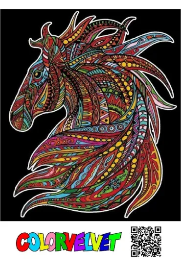 Kolorowanka Welwetowa 47x35 cm Wicher Ko�