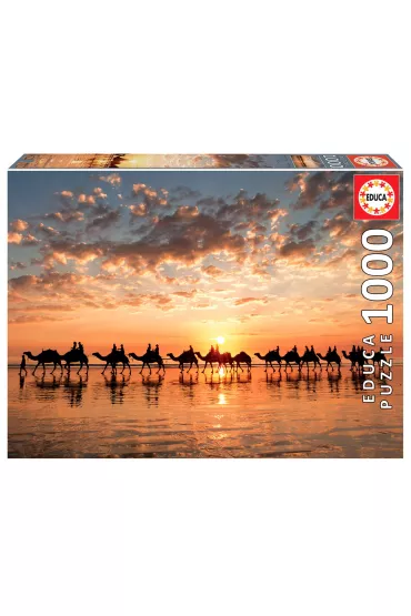 Puzzle 1000 el. Zach�d s�o�ca na Cable Beach Educa