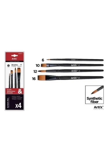 Artix P�dzle syntetyczne 4 szt.