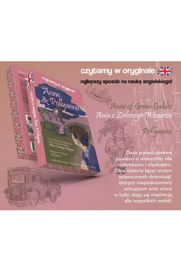 Anne & Pollyanna. Czytamy w oryginale (barwione brzegi) - Lucy Maud Montgomery