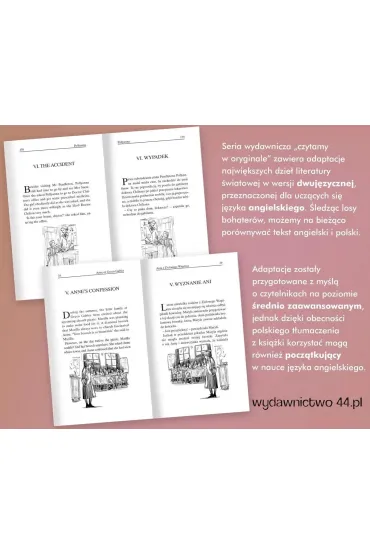 Anne & Pollyanna. Czytamy w oryginale (barwione brzegi) - Lucy Maud Montgomery