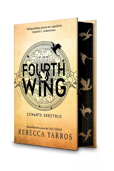 Fourth Wing. Czwarte Skrzydo. Empireum. Tom 1 (barwione brzegi) - Rebecca Yarros