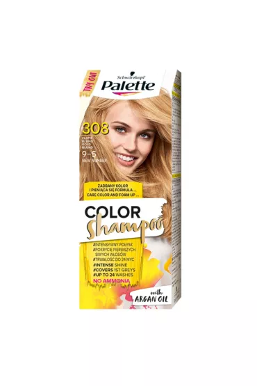 Palette Color Shampoo szampon koloryzuj�cy do w�os�w do 24 my� 308 (9-5) Z�oty Blond
