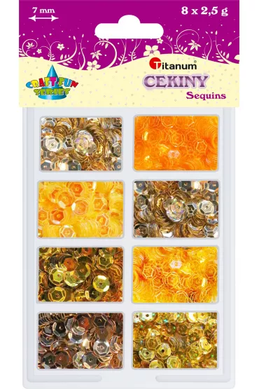 Titanum Cekiny 8 kolor�w
