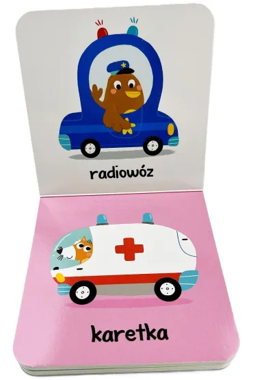 Pojazdy. Ksi��eczki z gryzakiem i grzechotk�