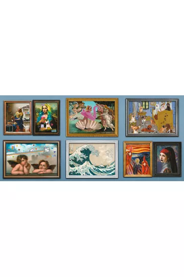 Puzzle 9000 el. Not So Classic Art Collection Trefl