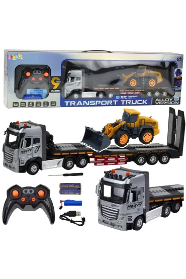 Laweta z kopark� RC ze �wiat�em i d�wi�kiem 1:24 LeanToys