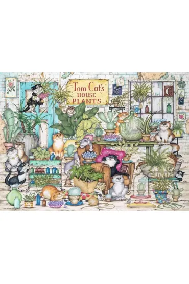 Puzzle 500 el. 2D Crazy Cats Ravensburger