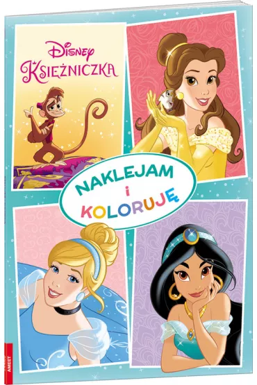 Disney Ksi�niczka. Naklejam i koloruj�