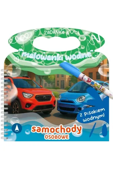 Samochody osobowe. Zadanka & malowanki wodne - Wioleta �y�owska