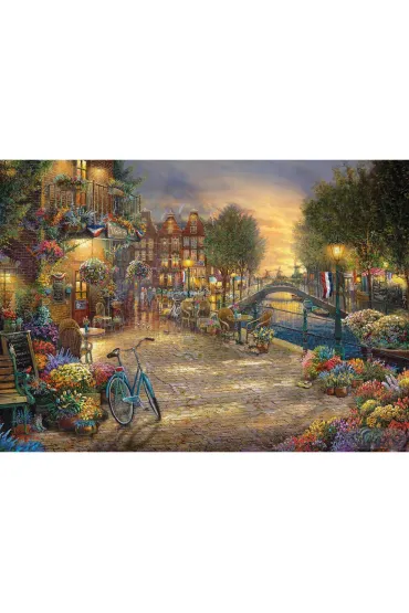 Puzzle 1000 Amsterdam Niderlandy 113748 Gibsons