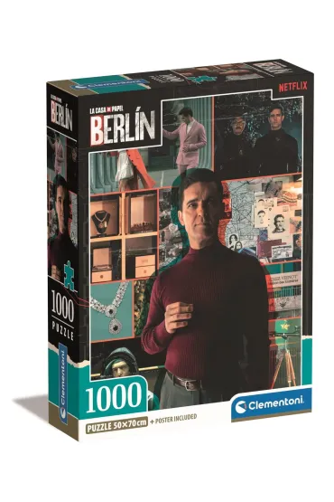 Puzzle 1000 el. Compact Netflix Berlin Clementoni