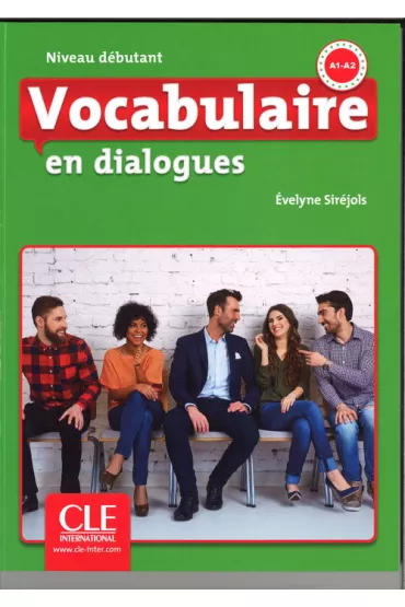 Vocabulaire en dialogues Debutant ksi��ka + CD 2 edition - Sirejols Evelyne