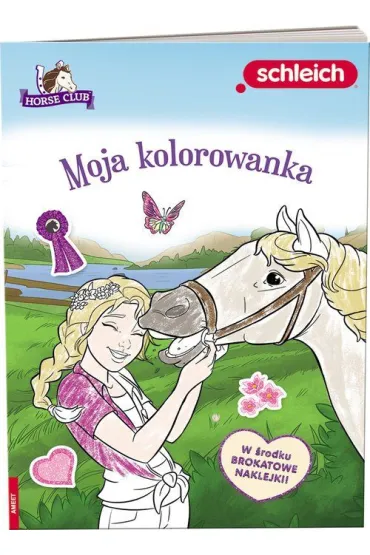 Schleich horse club. Moja Kolorowanka