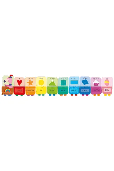 Puzzle 20 el. Moje pierwsze kszta�ty i kolory + ksi��ka Wilga Play