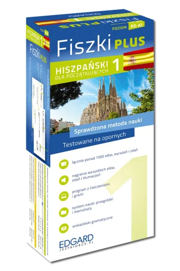 Fiszki plus. Hiszpa�ski dla pocz�tkuj�cych. Poziom A0-A1 - Anna Poneta