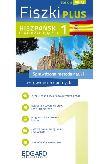Fiszki plus. Hiszpa�ski dla pocz�tkuj�cych. Poziom A0-A1 - Anna Poneta