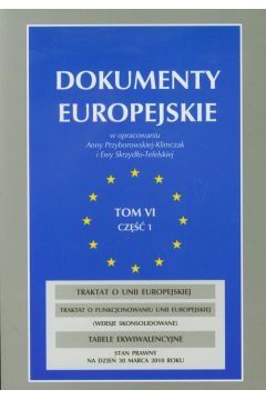 Dokumenty europejskie tom 6 cz 1