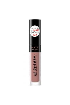 Eveline Cosmetics Matt Magic Lip Cream pomadka do ust w pynie 21 Tender Beige 4.5 ml