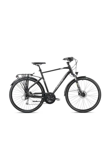 Romet Rower trekkingowy WAGANT 8 2024 czarno-grafitowy 19 M