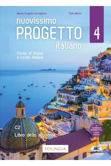 Nuovissimo Progetto italiano 4 C2 podr�cznik + dost�p online - Maria Angela Cernigliaro, Telis Marin