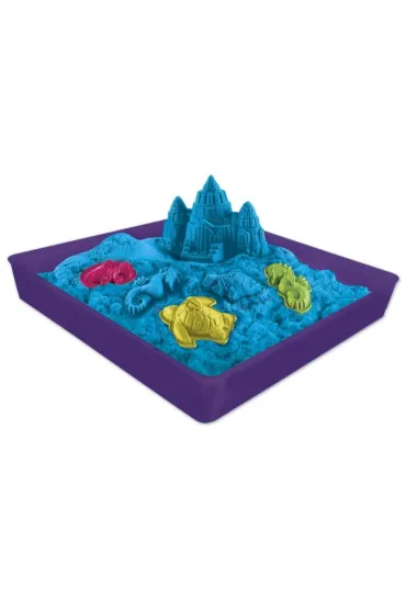 Kinetic Sand - podwodny �wiat + foremki 454g niebieski * Libra