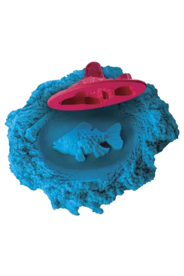 Kinetic Sand - podwodny �wiat + foremki 454g niebieski * Libra