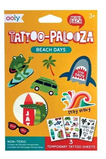 Tatua�e zmywalne mini Tattoo Palooza - Pla�a Ooly