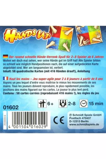 Gra Hands Up Schmidt Spiele-Gry - Jacques Zeimet
