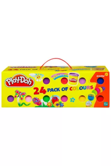 Hasbro Play-Doh Ciastolina. Tuby uzupe�niaj�ce, 24-pak
