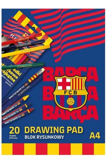 Astra Blok rysunkowy FC Barcelona A4/20 ark